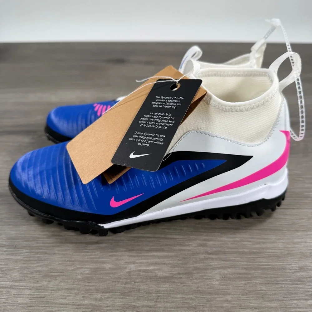 Nike Phantom 6 Mid top Kids' Soccer Shoes Youth Kids 3Y HQ2049-446